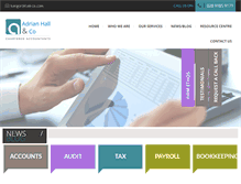 Tablet Screenshot of hall-co.com